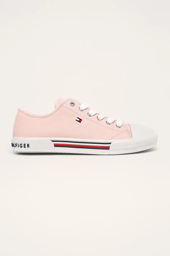 ροζ Tommy Hilfiger - Παιδικά πάνινα παπούτσια Για κορίτσια