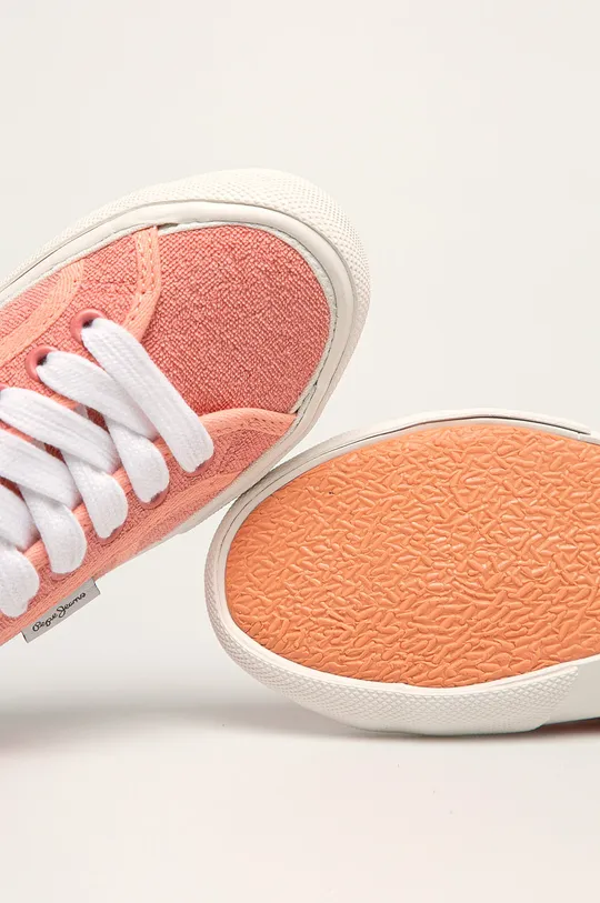 πορτοκαλί Pepe Jeans - Παιδικά πάνινα παπούτσια Baker Towel