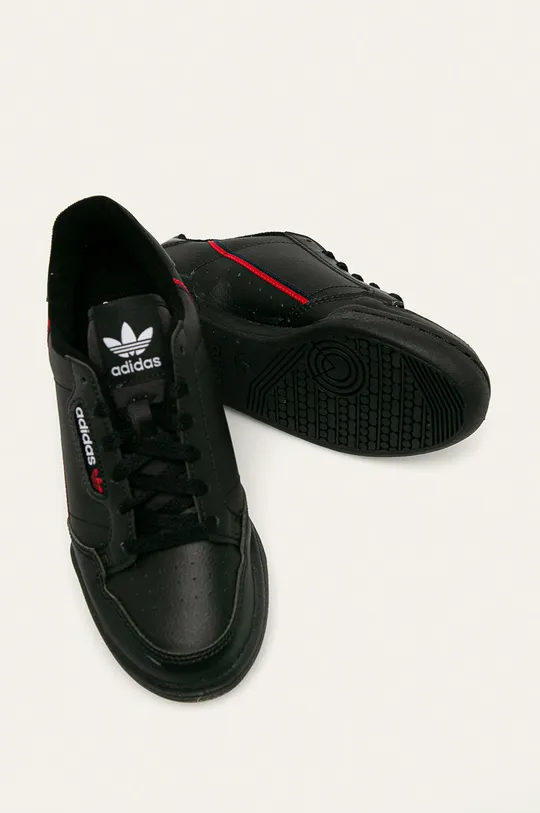 nero adidas Originals scarpe per bambini Continental 80