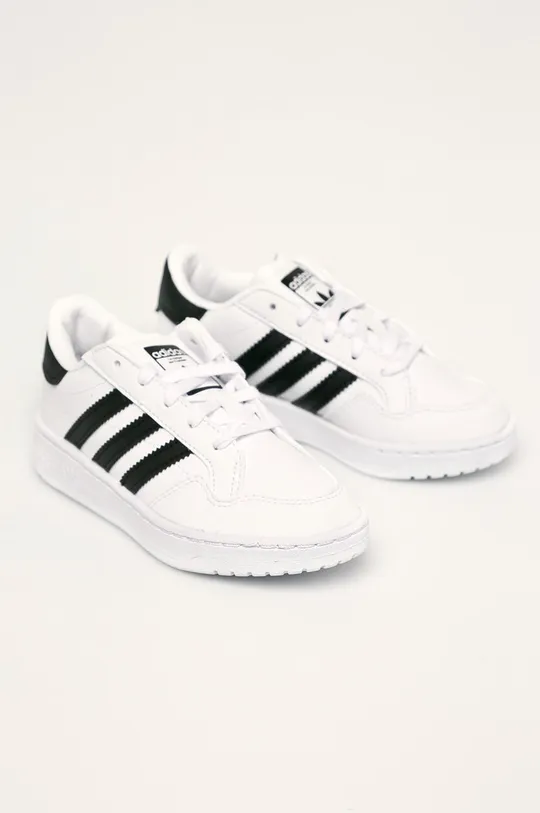adidas Originals - Παιδικά παπούτσια Team Court λευκό