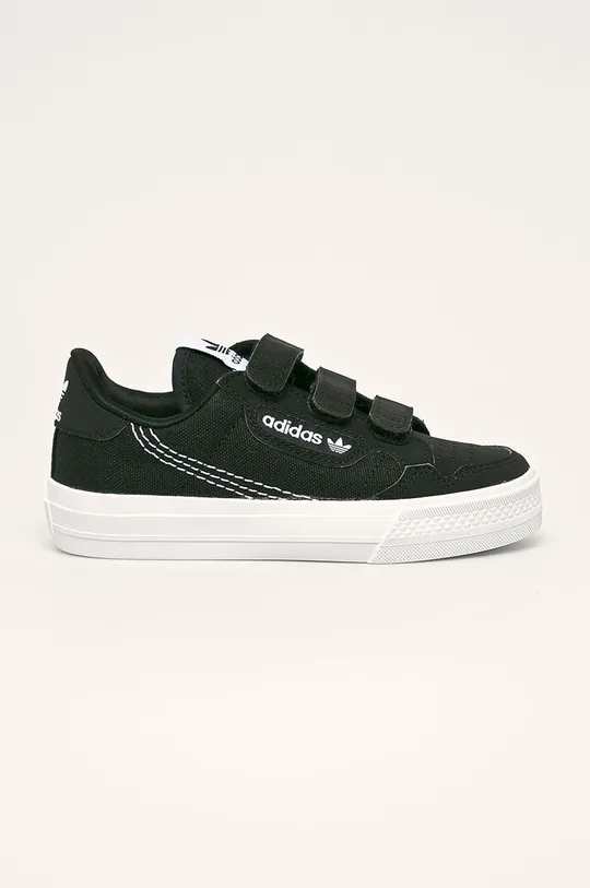 čierna adidas Originals - Detské topánky Continental Vulc CF C EG9098 Detský