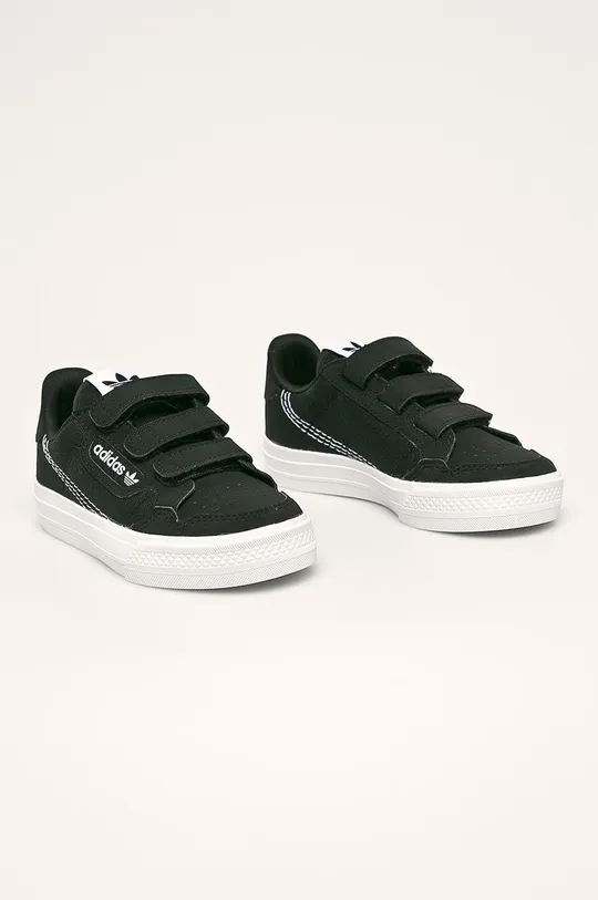 adidas Originals - Detské topánky Continental Vulc CF C EG9098 čierna