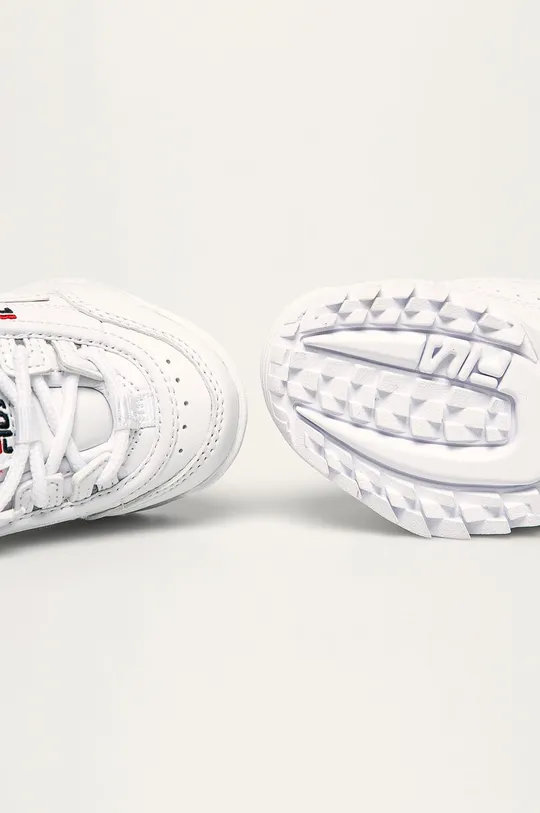 білий Fila - Дитячі черевики Disruptor