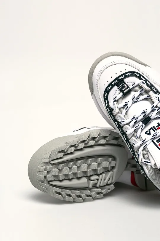 biela Fila - Detské topánky Disruptor Logo JR