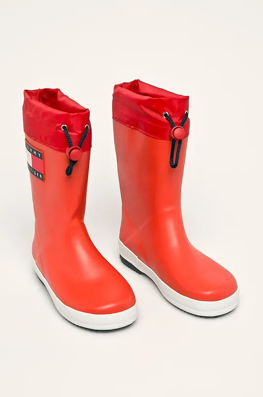 Tommy Hilfiger stivali da pioggia rosso