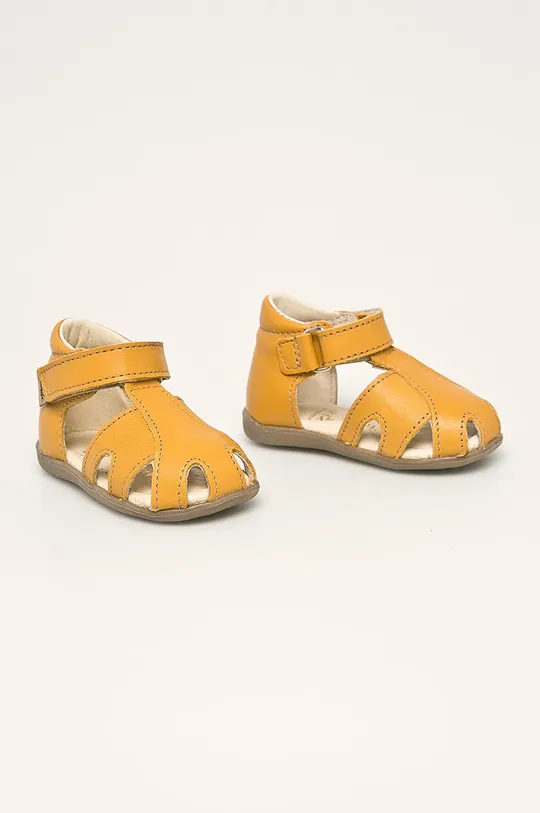Mrugała - Detské sandále žltá
