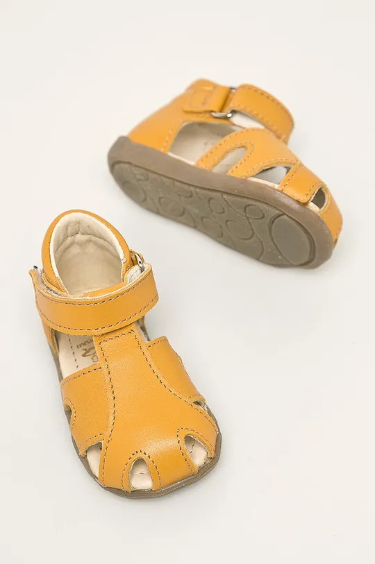 žltá Mrugała - Detské sandále
