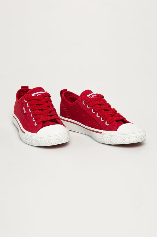 Levi's - Παιδικά πάνινα παπούτσια κόκκινο