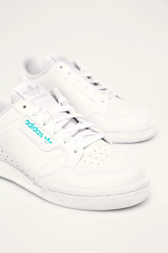 biały adidas Originals - Buty dziecięce Continental 80 J EE6471