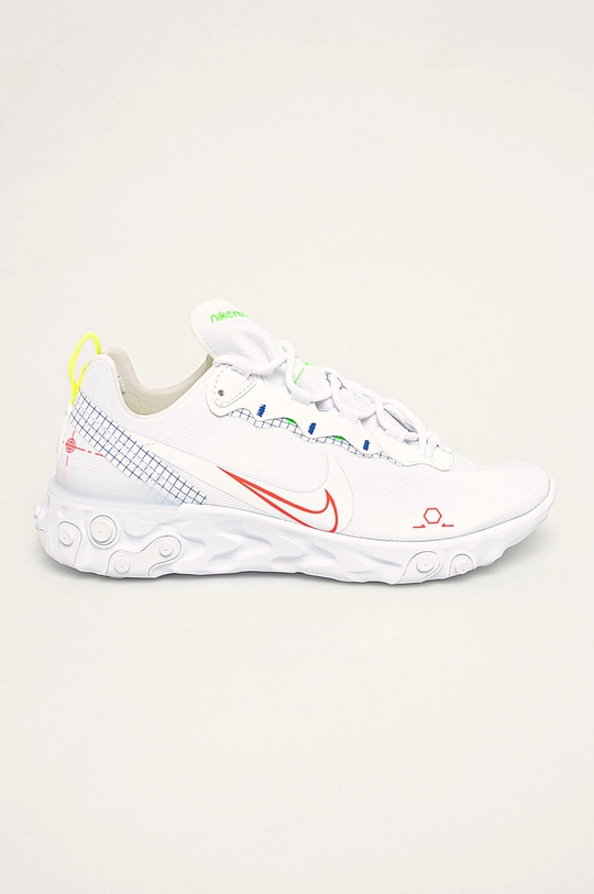 Nike - Pantofi React Element 55 alb CU3009