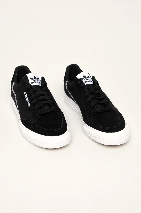 adidas Originals - Πάνινα παπούτσια Continental Vulc μαύρο