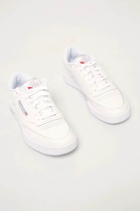 Δερμάτινα αθλητικά παπούτσια Reebok Classic CLUB C 85 λευκό