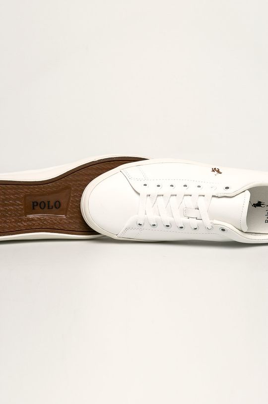 bílá Polo Ralph Lauren - Kožené boty
