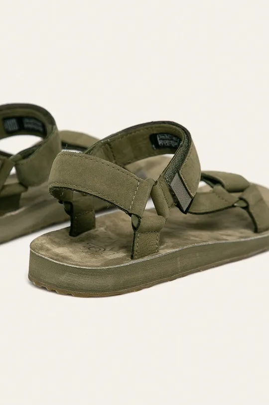 zelená Teva - Kožené sandále