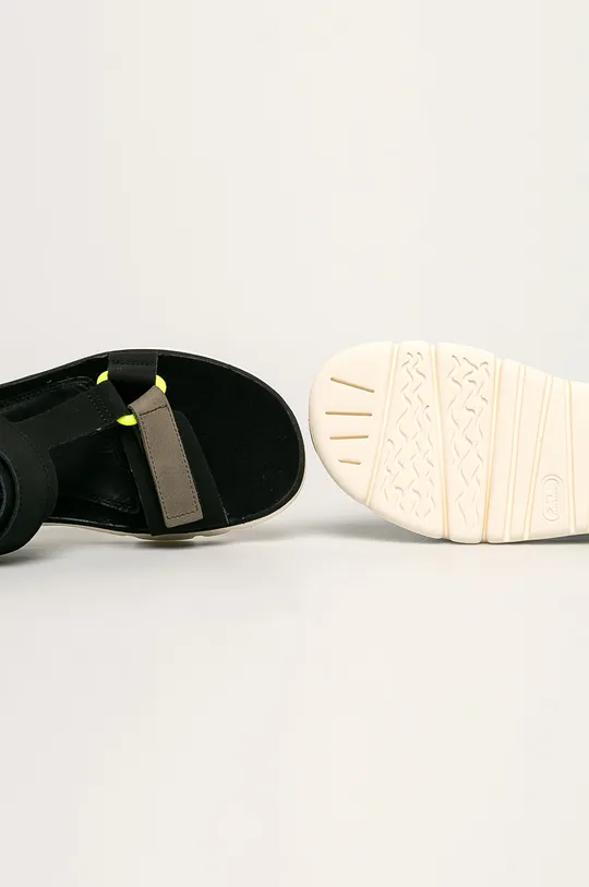 čierna Camper - Kožené sandále Oruga