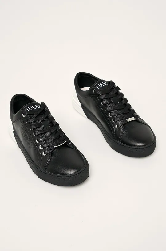 Guess Jeans - Kožená obuv čierna