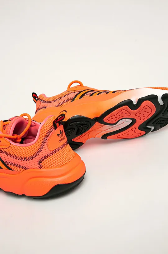oranžová adidas Originals - Topánky Haiwee EF4444
