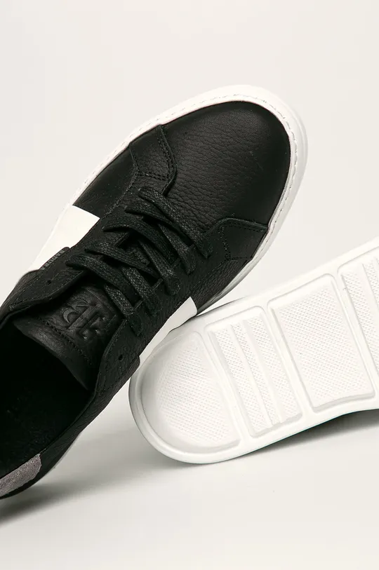 чорний Badura - Шкіряні черевики