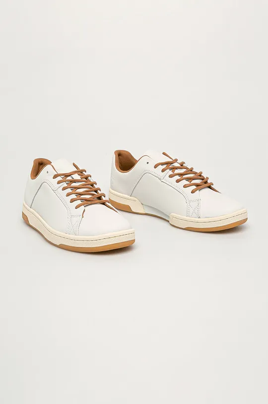 Levi's - Kožená obuv biela