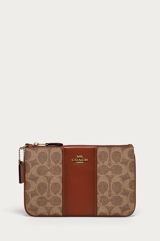 коричневый Coach - Кожаный кошелек Женский