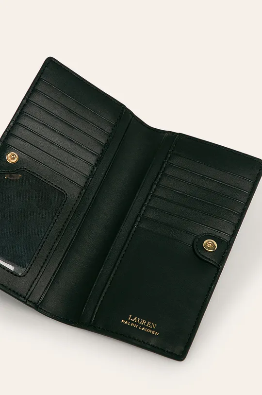 čierna Lauren Ralph Lauren - Kožená peňaženka