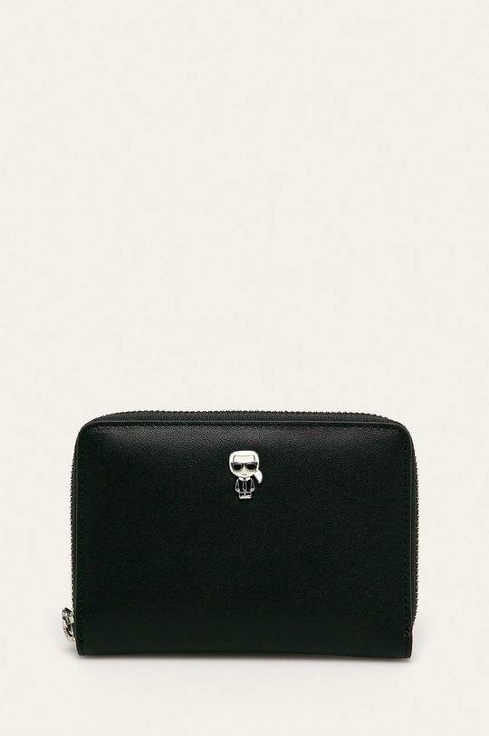 černá Karl Lagerfeld - Kožená peněženka Dámský
