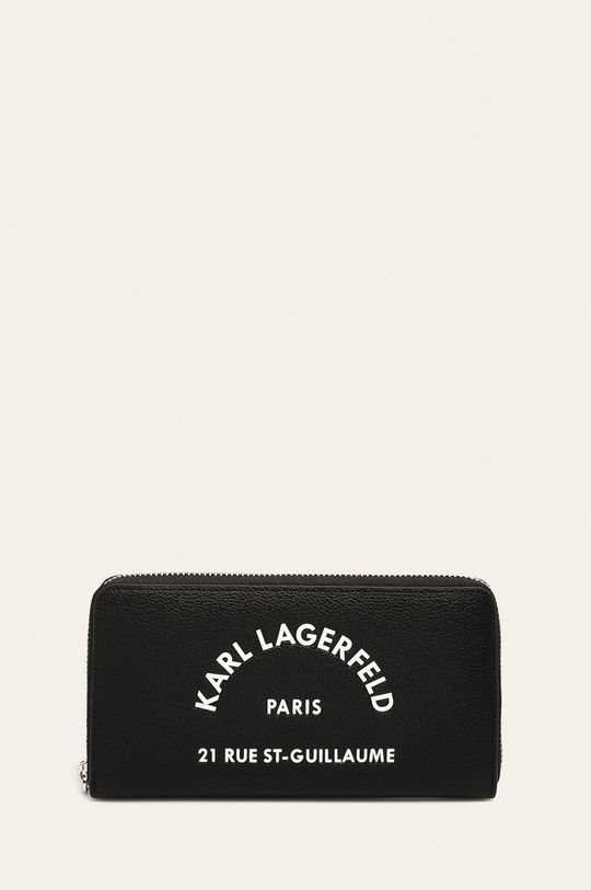 černá Karl Lagerfeld - Kožená peněženka Dámský