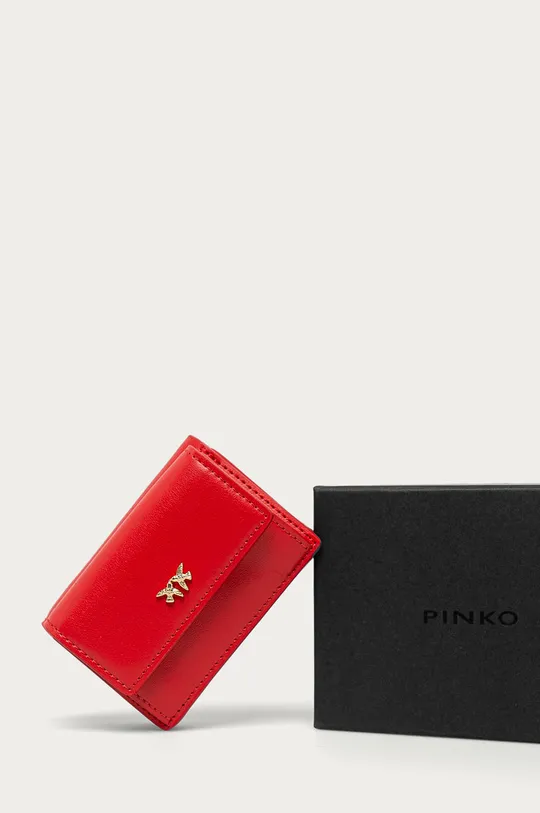 červená Pinko - Kožená peňaženka