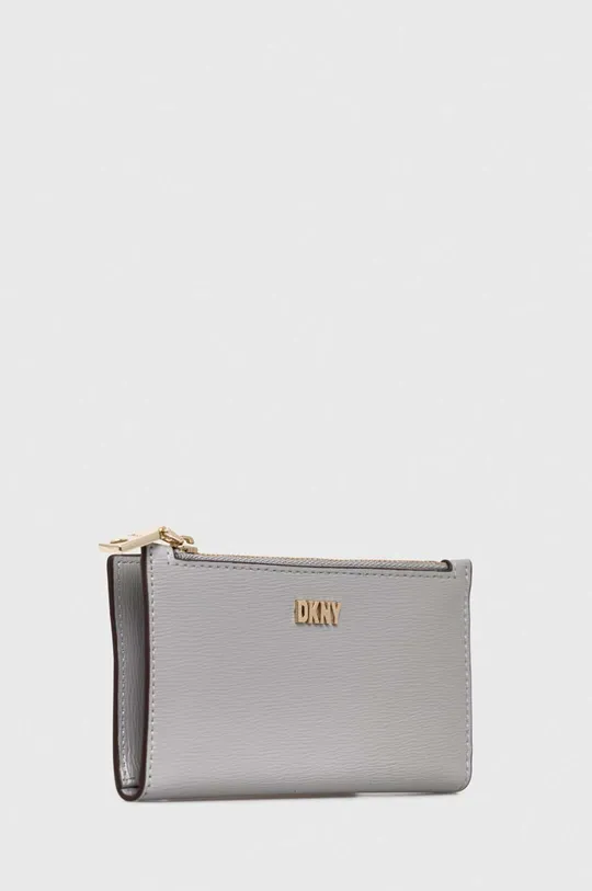 DKNY Δερμάτινο πορτοφόλι γκρί