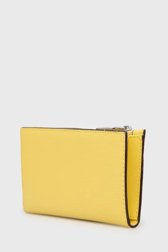 DKNY Δερμάτινο πορτοφόλι κίτρινο
