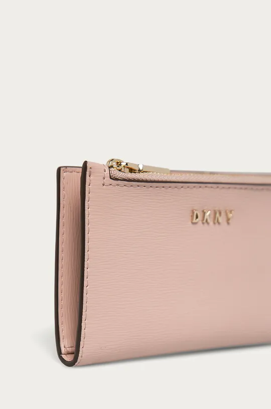 Dkny - Kožená peňaženka ružová