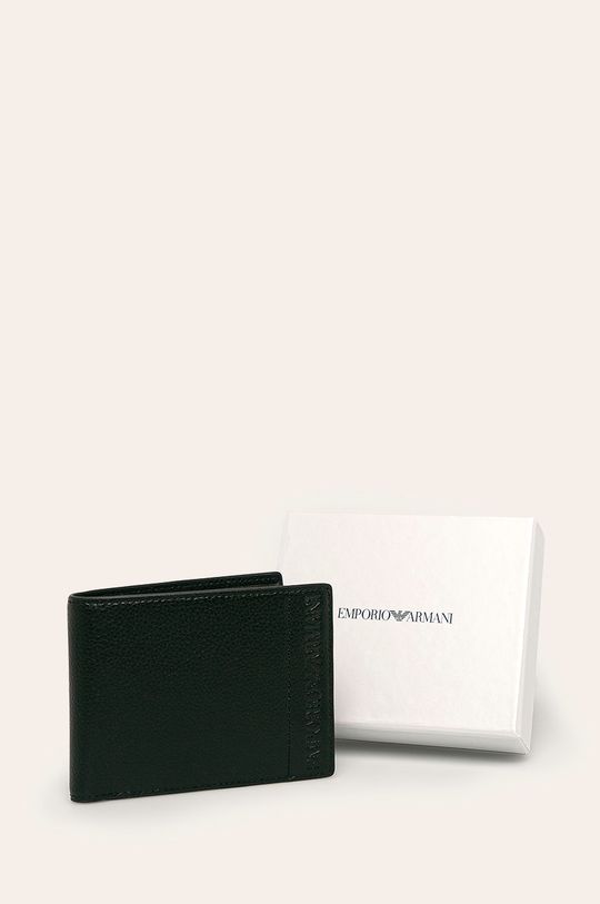 čierna Emporio Armani - Kožená peňaženka