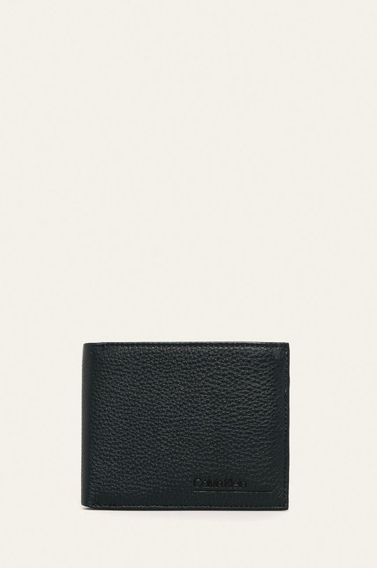 tmavomodrá Calvin Klein - Kožená peňaženka Pánsky