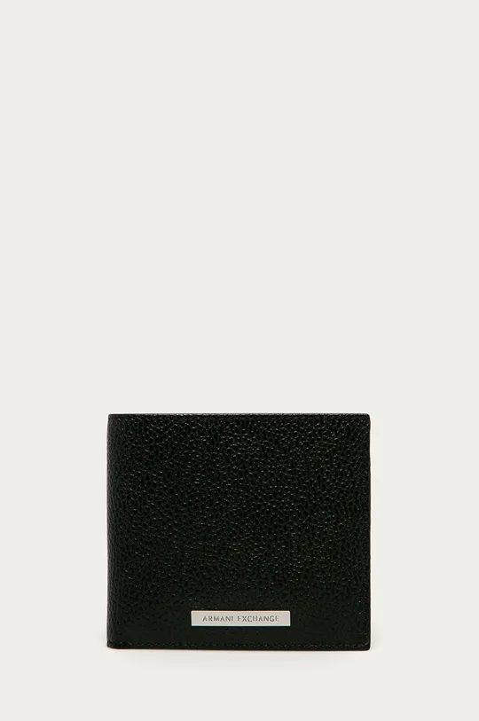 коричневий Armani Exchange - Шкіряний гаманець Чоловічий