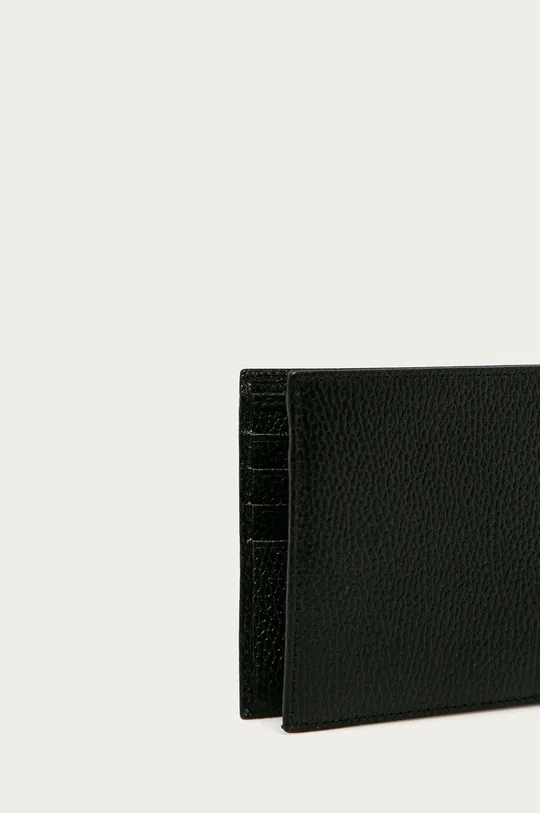 Armani Exchange - Kožená peňaženka hnedá