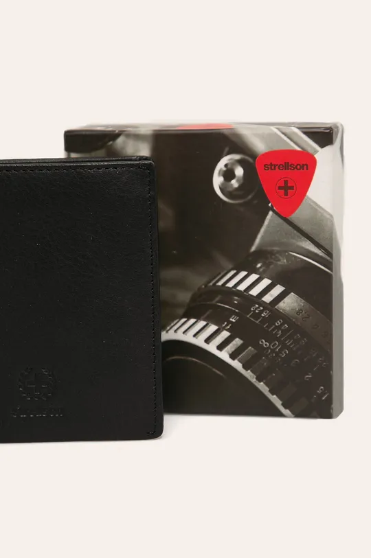čierna Strellson - Kožená peňaženka