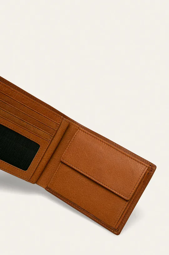 Strellson - Кожаный кошелек коричневый