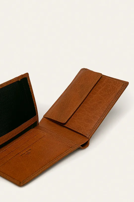 Strellson - Kožená peňaženka hnedá