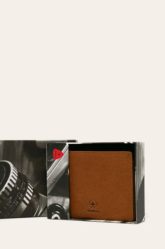 коричневий Strellson - Шкіряний гаманець
