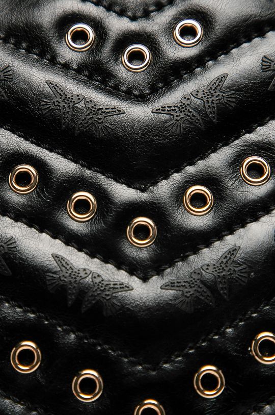 Pinko - Kožený batoh černá