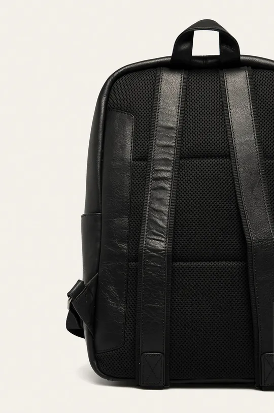 чёрный Strellson - Кожаный рюкзак