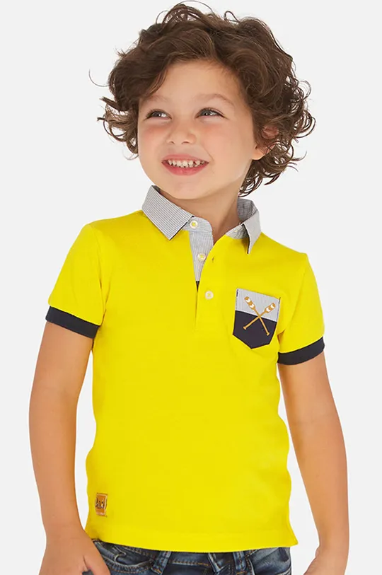 žltá Mayoral - Detské polo tričko 92-134 cm Chlapčenský