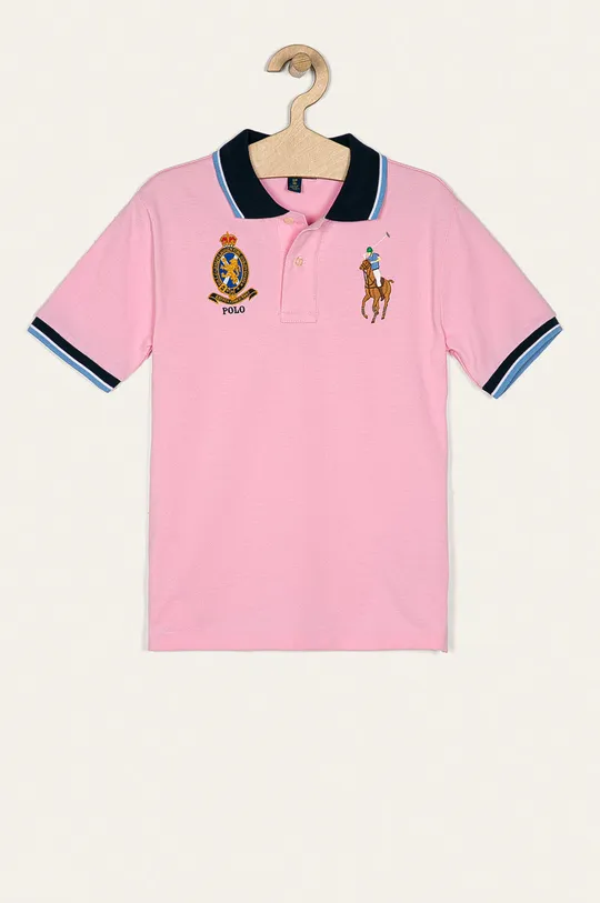 różowy Polo Ralph Lauren - Polo dziecięce 134-176 cm 323786337004 Chłopięcy