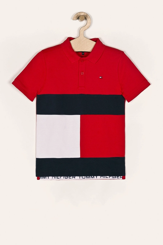 červená Tommy Hilfiger - Detské polo tričko 128-176 cm Chlapčenský