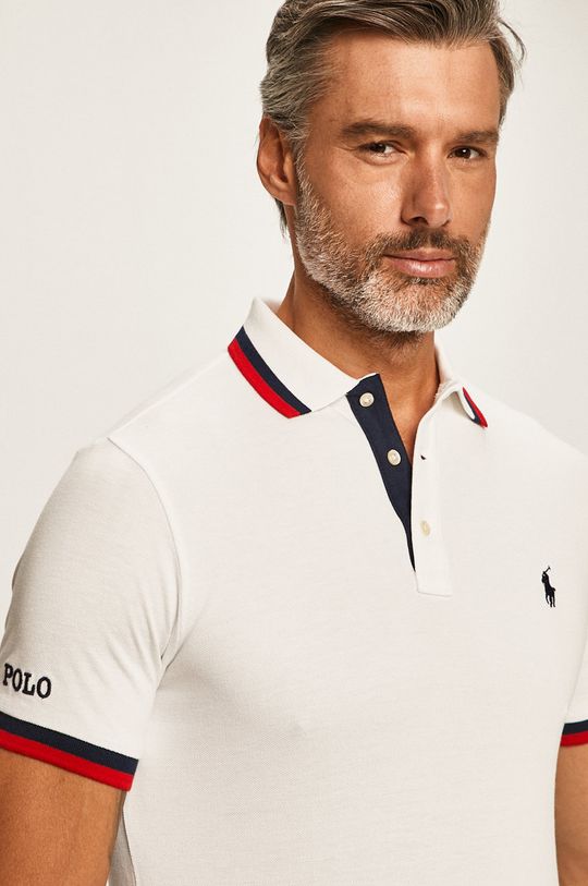 bílá Polo Ralph Lauren - Polo tričko Pánský