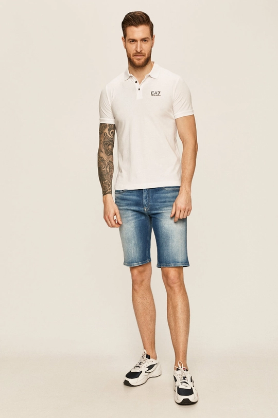 EA7 Emporio Armani polo bianco