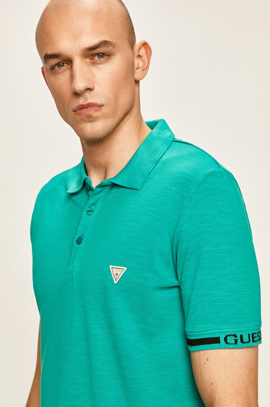 zielony Guess Jeans - Polo