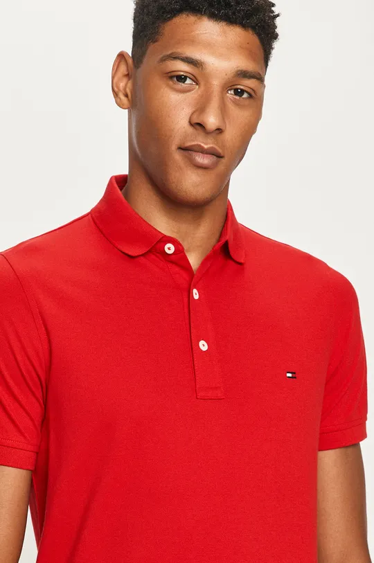 červená Tommy Hilfiger - Polo tričko