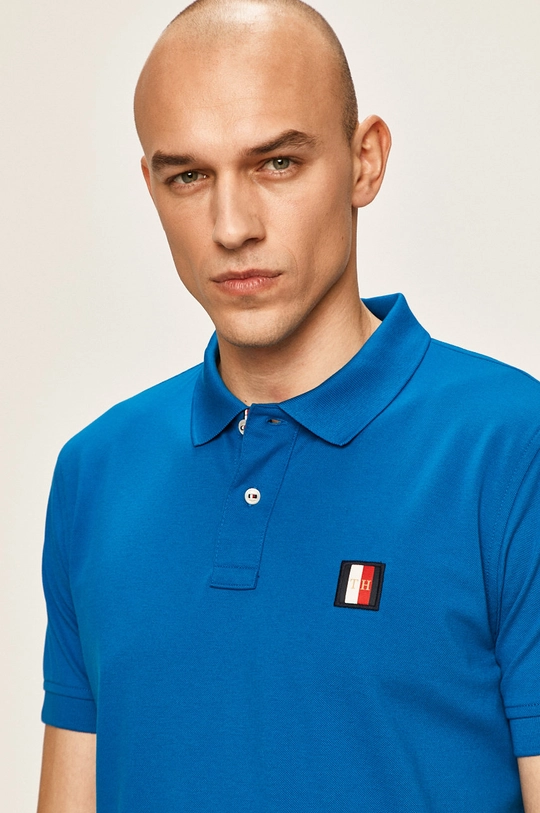 modrá Tommy Hilfiger - Pánske polo tričko