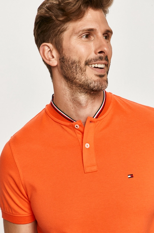 oranžová Tommy Hilfiger - Polo tričko